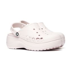Crocs Baya Platform Clog Barely Pink 208186-6PI