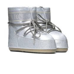 MOON BOOT ICON LOW GLITTER SILVER 80D1409440H001